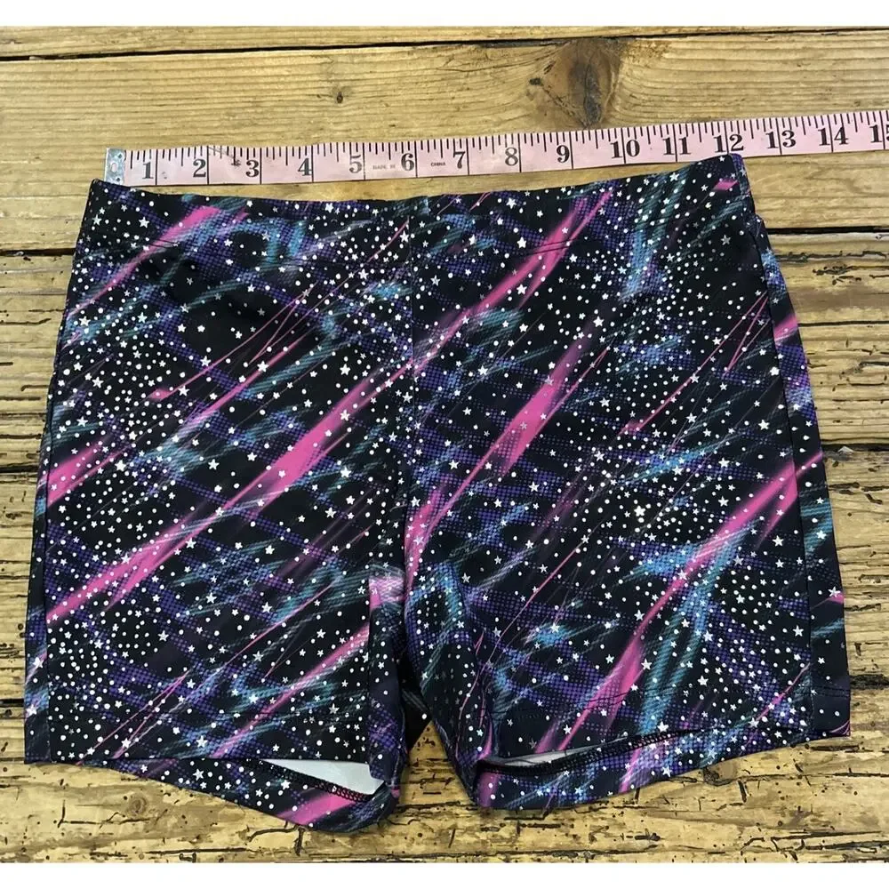 Danskin Now Girls XL 14-16 (Top) L 10-12 (Bottom) Galaxy Matching Set NWOT